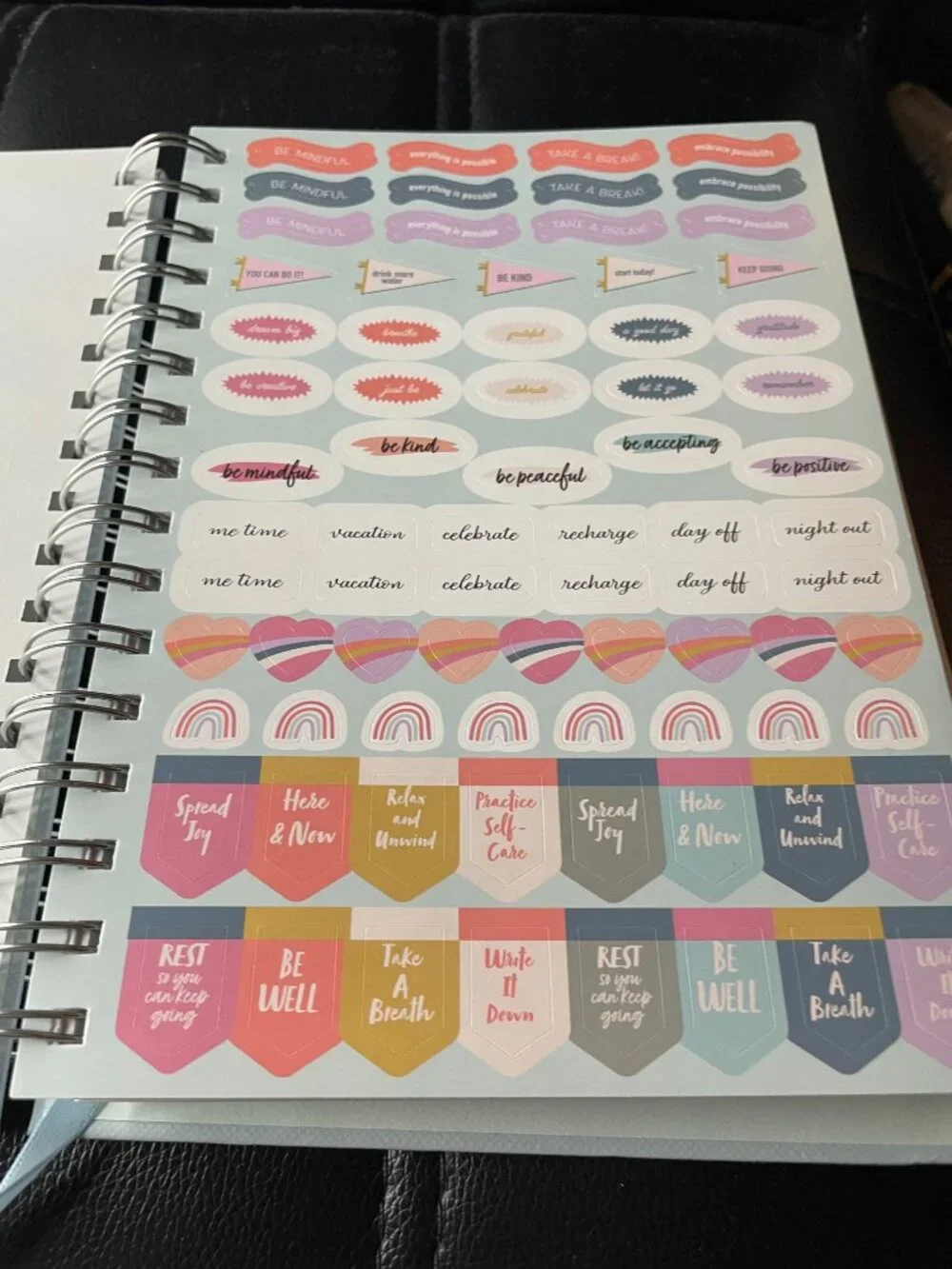 Treat Yourself with Kindess Hardcover Wellness Journal